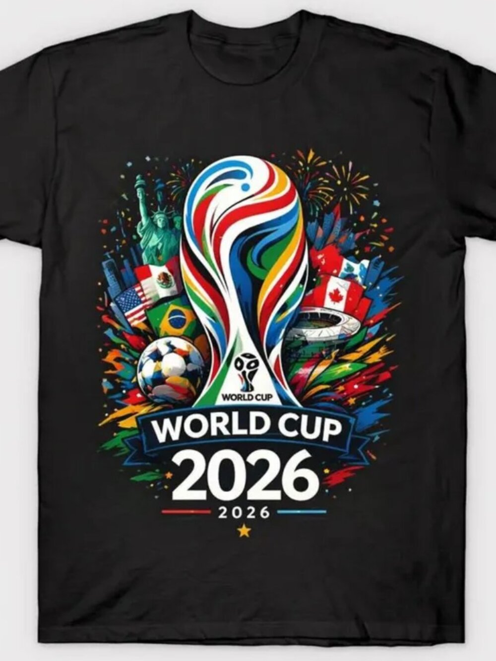 World Cup 2026 T-Shirt, Soccer Fan Shirt, Football Tournament T Shirt